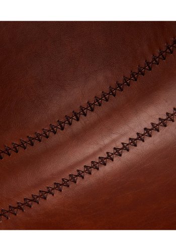 Isabel barkrakk, med rygg og fotsttte - lysebrun PU