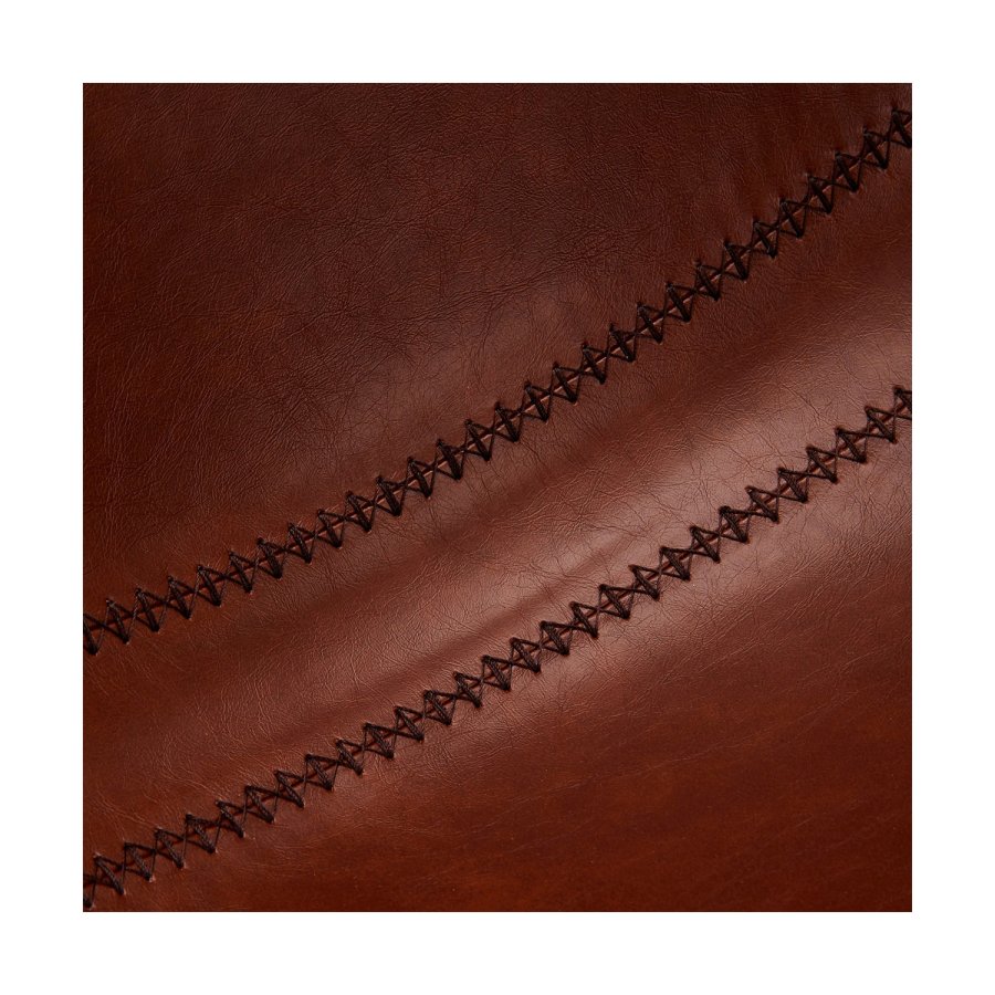 Isabel barkrakk, med rygg og fotsttte - lysebrun PU