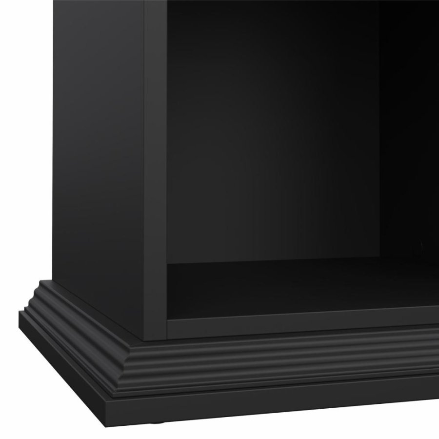 TVILUM North sengebord med 1 skuffe, mat sort, 47,8 x 43,3 x 63,4 cm