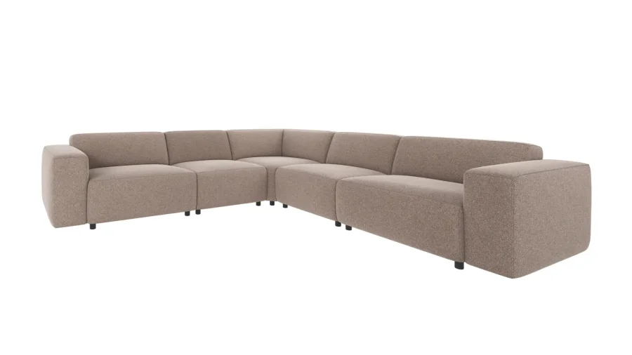 ROWICO Willard h�rnsoffa 3+3-sits beige tyg Brenda #34 (c1)