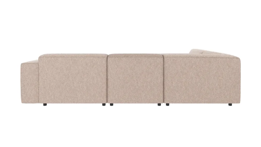 ROWICO Willard h�rnsoffa 2+3-sits ljusbeige tyg Alice #01 (c4)