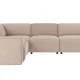 ROWICO Willard h�rnsoffa 2+3-sits ljusbeige tyg Alice #01 (c4)