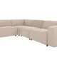 ROWICO Willard h�rnsoffa 2+3-sits ljusbeige tyg Alice #01 (c4)
