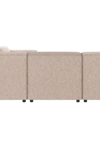 ROWICO Willard h�rnsoffa 3+3-sits ljusbeige tyg Alice #01 (c4)