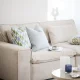 ROWICO Rawlins 3 pers. sofa, m. 4 puter - beige stoff
