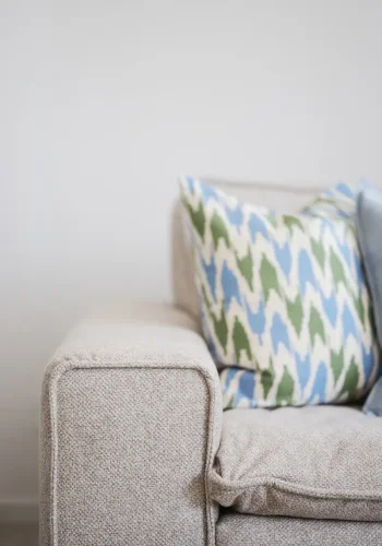 ROWICO Rawlins 3 pers. sofa, m. 4 puter - beige stoff