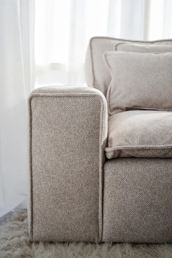 ROWICO Rawlins 3 pers. sofa, Maxi, m. 4 puter - beige stoff