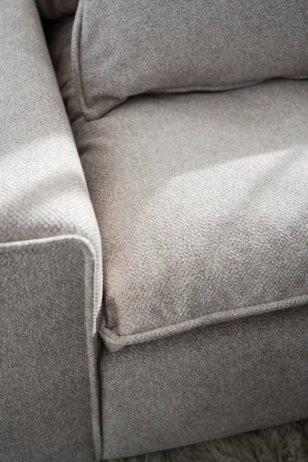 ROWICO Rawlins 3 pers. sofa, m. 4 puter - beige stoff