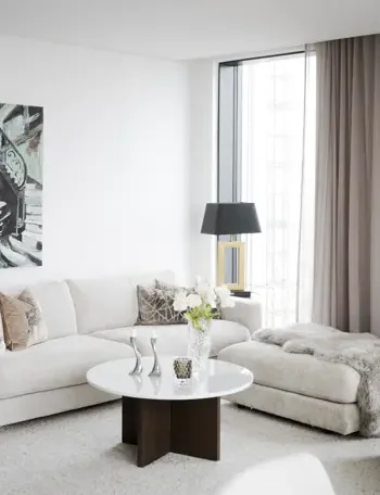 ROWICO Duncan 3 pers. modulsofa - lysegrt stoff