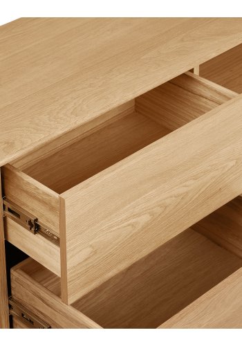 HOUSE NORDIC�Darwin sk�nk, m. 2 l�ger, 2 skuffer og 2 hylder - natur egefiner og eg