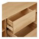 HOUSE NORDIC�Darwin sk�nk, m. 2 l�ger, 2 skuffer og 2 hylder - natur egefiner og eg