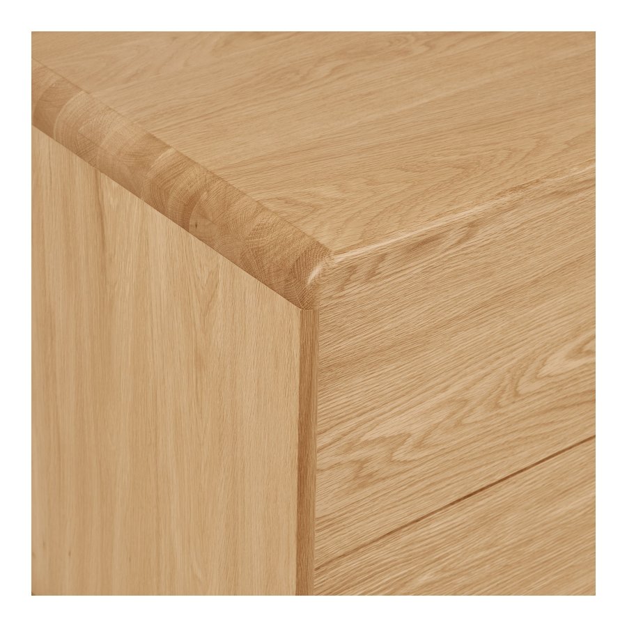 HOUSE NORDIC�Darwin sk�nk, m. 2 l�ger, 2 skuffer og 2 hylder - natur egefiner og eg