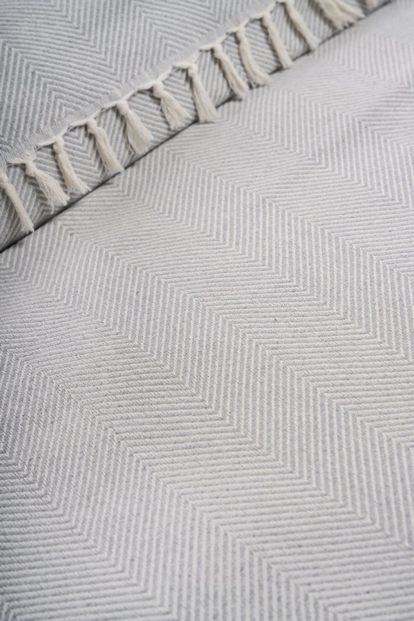 NORDVÄRK Ball? hva? hyre? sengeteppe, rektangulrt - antrasittgr bomull (200x230)