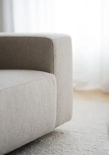 ROWICO Willard 4 pers. modulsofa, m. venstre sjeselong - lys beige stoff