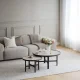 ROWICO Willard 3 pers. modulsofa - lys beige stoff