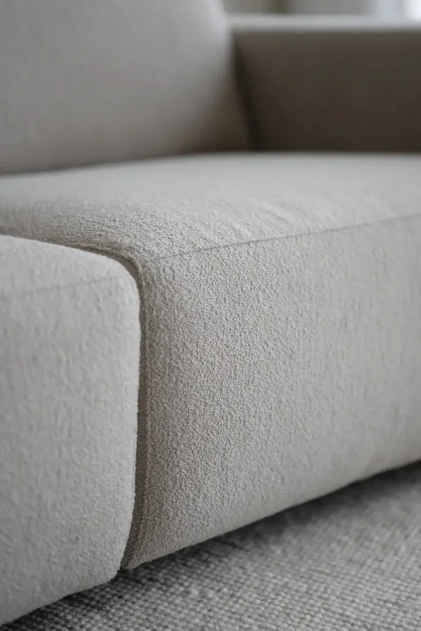 ROWICO Willard 4 pers. modulsofa - lys beige stoff