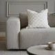ROWICO Willard h�rnsoffa 3+3-sits ljusbeige tyg Alice #01 (c4)