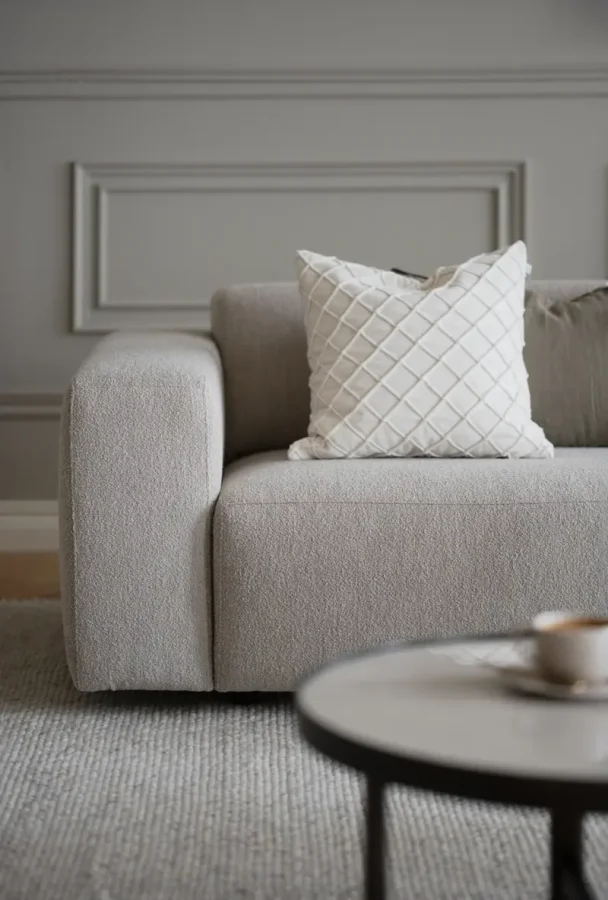 ROWICO Willard 3 pers. modulsofa - lys beige stoff