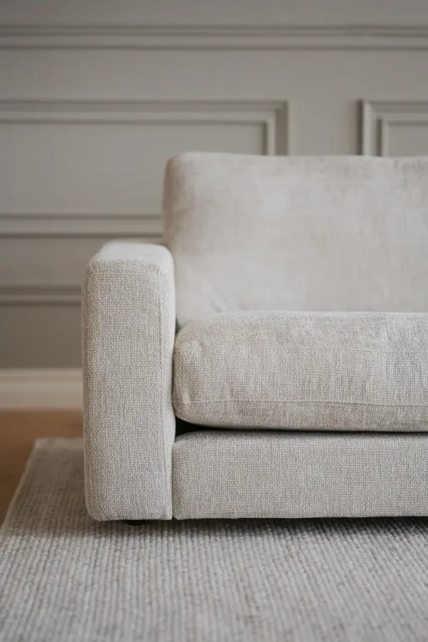 ROWICO Duncan 3 pers. modulsofa - lysegrt stoff