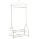 SONGMICS vintage klesstativ, m. 2 hyller - kremjern