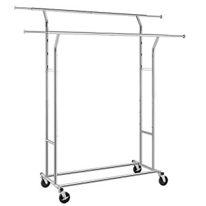 SONGMICS Heavy Duty tjstativ, m. 2 justerbare bjlestnger, hjdejusterbar, hjul - slv jern