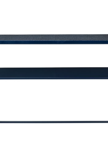 BROSTE COPENHAGEN Tilde Konsolentisch, mit Ablage – dunkelblaues Eisen