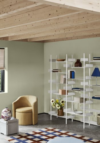 BROSTE COPENHAGEN Nobuko Extra hohe Beine zum Bau Ihres eigenen Bücherregals – weißes Eisen (2er-Set)