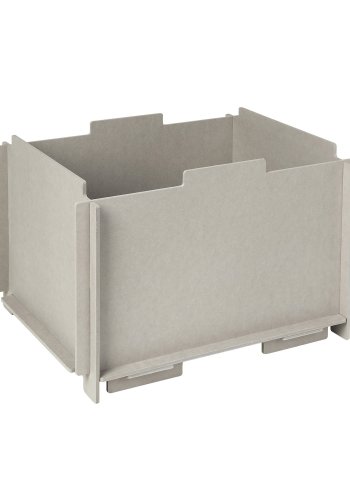 BROSTE COPENHAGEN Stacie Aufbewahrungsbox, stapelbar – graues MDF (34x44)