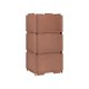 BROSTE COPENHAGEN Stacie Aufbewahrungsbox, stapelbar – braunes MDF (34 x 44)