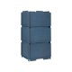 BROSTE COPENHAGEN Stacie Aufbewahrungsbox, stapelbar – blaues MDF (34 x 44)