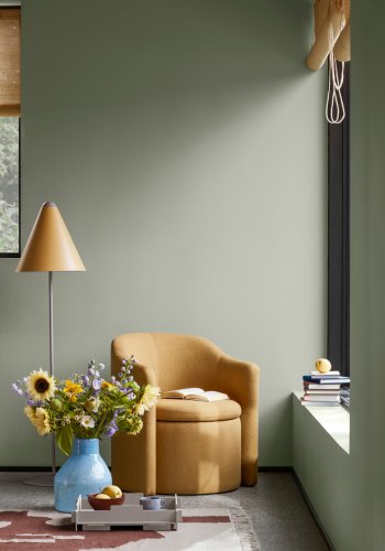 BROSTE COPENHAGEN Stacie Tablett, stapelbar – graues MDF (34x44)