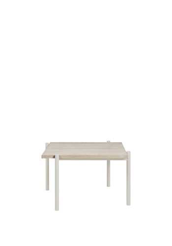 BROSTE COPENHAGEN Elaine sidebord, firkantet - off white ask finer og metall (54x54)