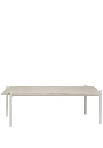 BROSTE COPENHAGEN Elaine salongbord, rektangulrt - off white ask finer og metall (100x45)