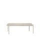 BROSTE COPENHAGEN Elaine salongbord, rektangulrt - off white ask finer og metall (100x45)