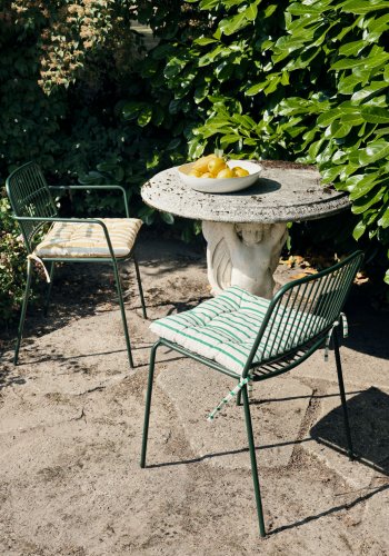 BROSTE COPENHAGEN Eden havestol, m. armln - skovgrn stl