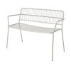 BROSTE COPENHAGEN Eden havebnk, m. rygln og armln - beige gr stl