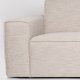ZUIVER Bor 2,5-seters sofa - latte polyester og tre
