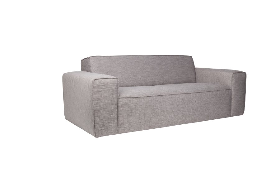 ZUIVER Bor Sofa 2,5-seters sofa - gr polyester og tre