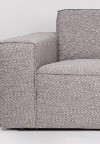 ZUIVER Bor Sofa 2,5-seters sofa - gr polyester og tre