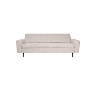 ZUIVER Jean 2,5-personers sofa - latte polyester og stl
