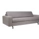 ZUIVER Jean 2,5-seters sofa - gr polyester og stl