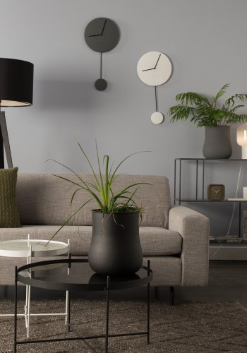 ZUIVER Jean 2,5-seters sofa - gr polyester og stl