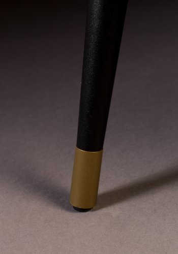 DUTCHBONE Kate 2-seters sofa - rosa leire flyelsstoff og svart jern