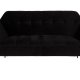 DUTCHBONE Kate 2-seters sofa - svart flyelsstoff og svart jern