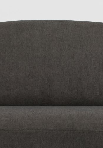 WHITE LABEL LIVING Polly sofa - grtt stoff og strykejern