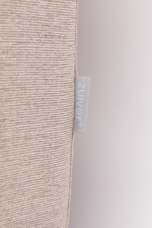 ZUIVER Sommer 3-seters sofa - latte polyester og stl