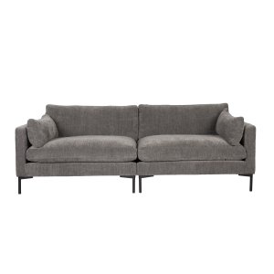 ZUIVER Sommer 3-personers sofa - antracitgr polyester og stl