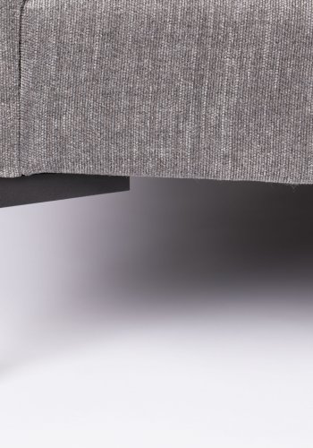 ZUIVER Sommer 3-seters sofa - antrasittgr polyester og stl