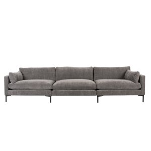 ZUIVER Sommer 4,5-personers sofa - antracitgr polyester og stl
