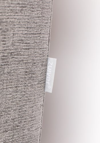 ZUIVER Sommer 4,5-seters sofa - antrasittgr polyester og stl